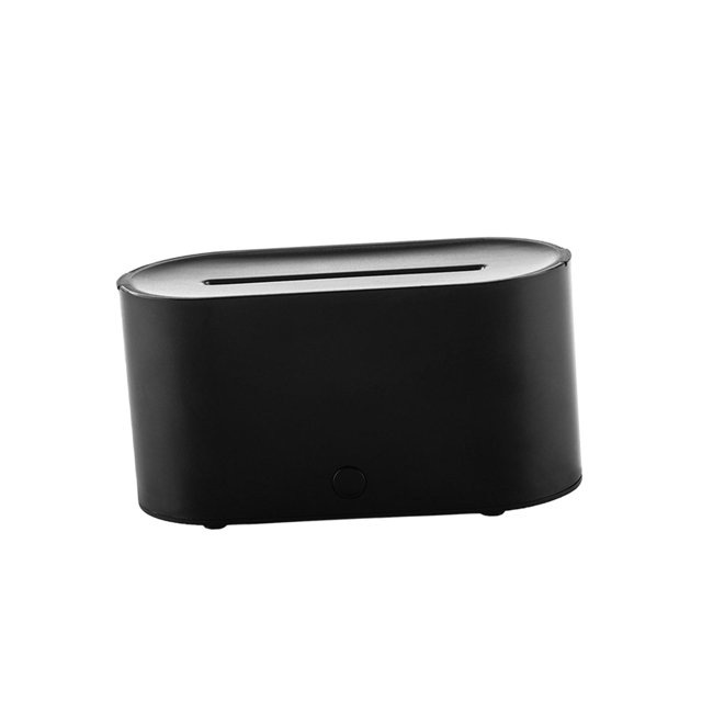 Humidificador de llama Strade Humidificador de aceite esencial con luz colorida Negro