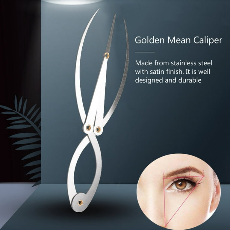 Mean Calipers Golden Ratio Calipers Stainless Steel Eyebrow Ruler