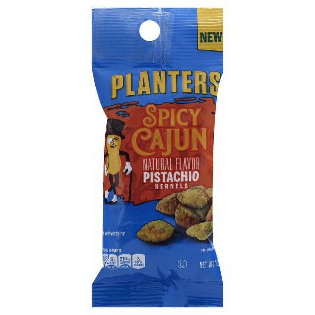 (Price/Case)Planters Spicy Cajun Pistachio, 2.25 Ounces, 10 per box, 3 per case