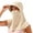 Beige, variant on UPF 99+ UV Block Full Face Sun Shield Hood for Women, Soft Breathable All Round Head Neck Cover with Sun Visor Brim, Summer Cooling Face Mask for Cycling, Fishing, Running, Beach Outdoor Activities