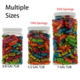 thumbnail image 2 of Tootsie Roll Midgies Assorted (Medium) Size 1.5LB - Original Individually Wrapped Assorted Flavor Tootsie Rolls in 48 FL OZ Gift Ready Reusable Square Jar, 2 of 5
