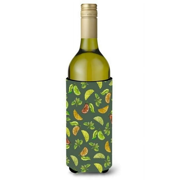 Lemons Limes & Orange Wine Bottle Beverge Insulator Hugger