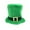 #003 Green, variant on Big St Patrick's Day Hat Gold Buckle Hat Green Top Hat St. Patrick's Day Hats for Adults Four-Leaf Top Hat Celebration Props