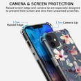 thumbnail image 3 of Flower Butterfly Case for iPhone 11,Aesthetic Art Floral Pattern TPU Bumper Cover, 3 of 5