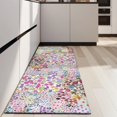 thumbnail image 4 of Pioneer Flower Floral Print Pattern Kitchen Rug Mat,Kitchen Runner Rugs Non Skid Washable,Decorative Kitchen Floor Mats for Kitchen,Sink,Laundry,17"X47", 4 of 5