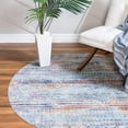 thumbnail image 3 of Rugs.Com Malibu Collection Round Rug ‚Äì 3 Ft Round Multi Low-Pile Rug Perfect For Kitchens, Dining Rooms, 3 of 6