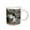 White, variant on 3drose, Northern Fulmar, Noup Head on Westray, Orkney, Scotland., 11oz Two-tone Green Mug