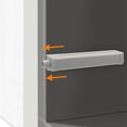 thumbnail image 5 of Cabinet Door Hardware ABS Damper Buffer Soft Quiet Closer Door Bouncer Door Stopper Cabinet Catches Cabinet Door Suction GREY, 5 of 8