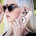 thumbnail image 7 of Ancove for iPhone 13 Wallet Case with Card Holder,Magnetic Mag Safe RFID Blocking PU Leather Clear Back Full Body Protective Case Cover for iPhone 13,Pink, 7 of 7