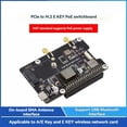 thumbnail image 1 of Para 5 PCIe A M.2 e KEY con PoE HAT+ Tarjeta de Expansión BE200 Tarjeta de Red Inalámbrica Tribanda para RPI 5, 1 of 5
