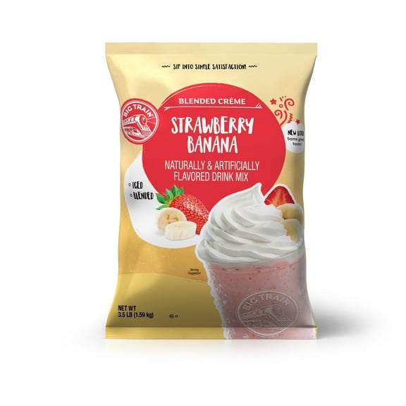 Big Train Strawberry Banana Blended CrÃ¨me Beverage Mix, 3.5 lb