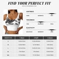 thumbnail image 5 of Uemuo Family Of Sea Turtles Pattern Women's Sports Bra - High Impact Support, Breathable, and Comfortable Athletic Bra for Running, Yoga, and Workouts, 5 of 9