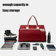 thumbnail image 6 of Large Capacity Storage Bag | Waterproof Polyester Travel Gym Duffle | Lockable Double Zippers | Multi-Functional Overnight Weekender | 48x22x30cm | 1 Bag Included, 6 of 6