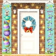 thumbnail image 5 of Floleo Clearance Easter Banner Hanging Decorations - Outdoor Indoor Front Door Flag, Durable 600D Polyester, Weatherproof, Perfect for Easter Party Supplies, Porch, Wall, Photo Background, 5 of 6