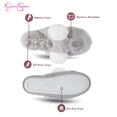 thumbnail image 3 of Jessica Simpson Girls Plush Fluffy Slip-on House Slippers with Memory Foam, 3 of 9