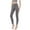Gray, variant on BLVB High Waisted Leggings for Women Soft Pants Non See Through Workout Yoga Pants for Running 4 Way Stretch