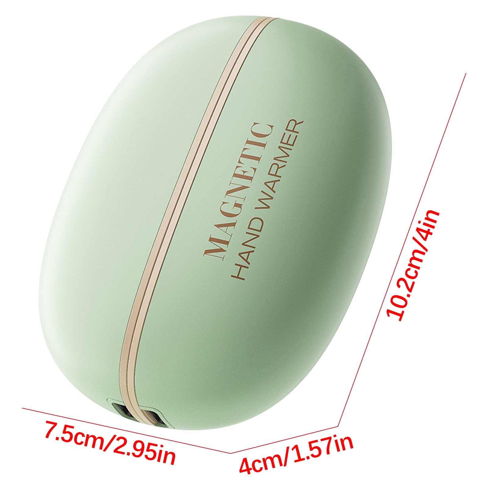 Magnetic Detachable Hand Warmer 2-in-1 USB Rechargeable, Instant 3-Second Heating 3 Temperature Settings Long-Lasting Warmth for Outdoor Camping Winter Travel Use