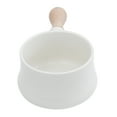 thumbnail image 3 of LABSERRON Ramen Noodles Bowl Ceramic Bowl White 1Pcs 6.7x3.8in, 3 of 8