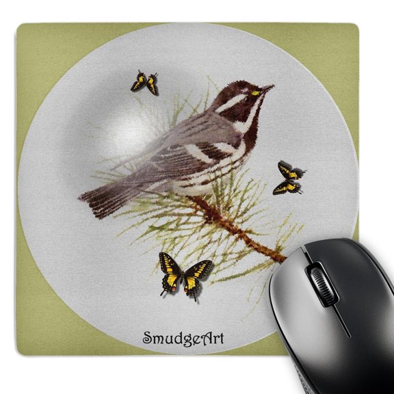 3dRose, Gray Warbler, MousePad