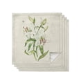 thumbnail image 3 of Vintage Country Plants Lilies Table Mat Wedding Holiday Party Dining Table Placemat Kitchen Accessories Table Napkin, 3 of 5