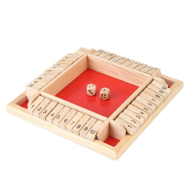 Children Wooden Number Board Set, Educational Wooden Number Board Family Traditional Game Drinking Toy