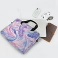 thumbnail image 5 of 16" Laptop Briefcase for Work Travel Laptop Shoulder Bag Carrying Handbag Laptop Case Pale Pink Marine Creatures, 5 of 8