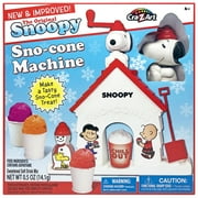 Cra-Z- Art Snoopy Sno-Cone Maker – Peanuts Snow Cone Maker for Kids with Manual Ice Shave, Cups, Scoop & Syrup Bottle