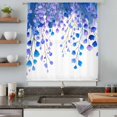 thumbnail image 5 of Spring Blue Wisteria Flowers Sheer Curtains 84 Inches Long, Rustic Floral Branches Light Filering Curtains, Breathable Simi Curtain Privacy Drapes for Living Room Bedroom Lightweight Window Treatment, 5 of 9