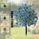 thumbnail image 5 of YiJuHui Artificial Flower Stakes Outdoor Decor, Realistic Fake Flowers for Garden, UV Resistant Faux Floral Arrangements with Stakes for Yard, Patio, Lawn, and Home Decoration, 5 of 6