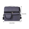 thumbnail image 2 of Oxford Lunch Bag Large Capacity Multifunctional for Bento Camping Picnic (Blue), 2 of 5