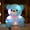 Blue, variant on Clearance! LED Musical Stuffed Teddy Bear Lighting Up Singing Plush Toy Adjustable Volume Lullaby Animated Soothe Birthday Valentine's Day for Kids Girls Toddlers, 12'' (Blue)