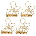 thumbnail image 3 of Metal Office Swallowtail Clip 50Pcs Stationery Paper Creative Extended Tail Clips, 3 of 7