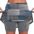 thumbnail image 1 of Cuhas.CA Jupe-Short de Sport Imprimée Taille Haute pour Femme Grande Taille, G, 1 of 9