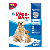 Four Paws Wee-Wee Pads 14 pack White 22" x 23" x 0.1"