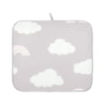 thumbnail image 2 of Cloud and Rainbow Pattern Dish Drying Mat for Kitchen, Quick Drying Absorbent Soft Durable 16" x 18", 2 of 10