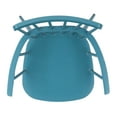 thumbnail image 4 of SAFAVIEH Clifton Outdoor Patio Arm Chair, Matte Navy Blue, Set of 2, 4 of 7