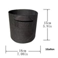 thumbnail image 2 of Gallon Grow-bag Heavy Thickened Nonwoven Plant Fabric Pot with Handles, 2 of 9