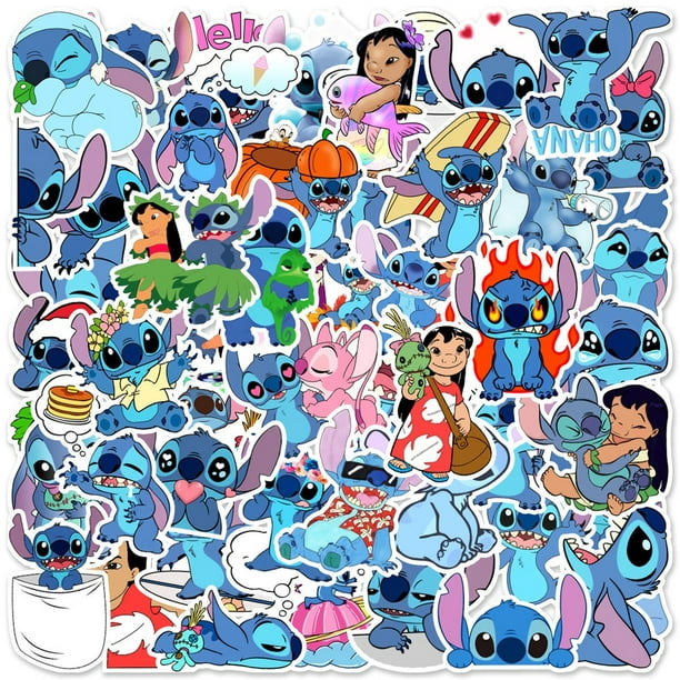 100 PCS Stitch Stickers, Lilo and Stitch Stickers for Water