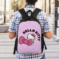 thumbnail image 5 of Hello Kitty Backpack Bookbag Casual Daypack Travel Backpacks for Work Hiking Camping, 5 of 6