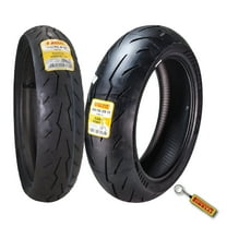 Pirelli Diablo Rosso IV Front 110/70ZR17 & Rear 190/55ZR17 Tires with Keychain