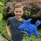 thumbnail image 5 of Tiburón Tezituor Peluche Pequeño, Azul, 5 of 5