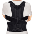 thumbnail image 1 of Posture Corrector Brace for Men & Women - Breathable Lumbar Support Belt to Improve Alignment & Relieve Back, Neck & Shoulder Discomfort, 1 of 8