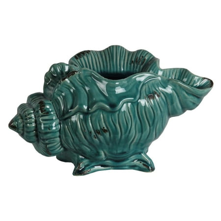 Gorham Sea Sculpture - Privilege International 12 in. Ceramic Sea Shell Sculpture