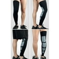 thumbnail image 5 of Douhoow 1Piece Super Elastic Basketball Leg Warmer Calf Thigh Compression Sleeves Knee Brace, 5 of 7