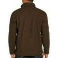 thumbnail image 2 of Orvis Men's Sherpa Lined 1/4 Zip Pullover Sweater, Brown Small, 2 of 4