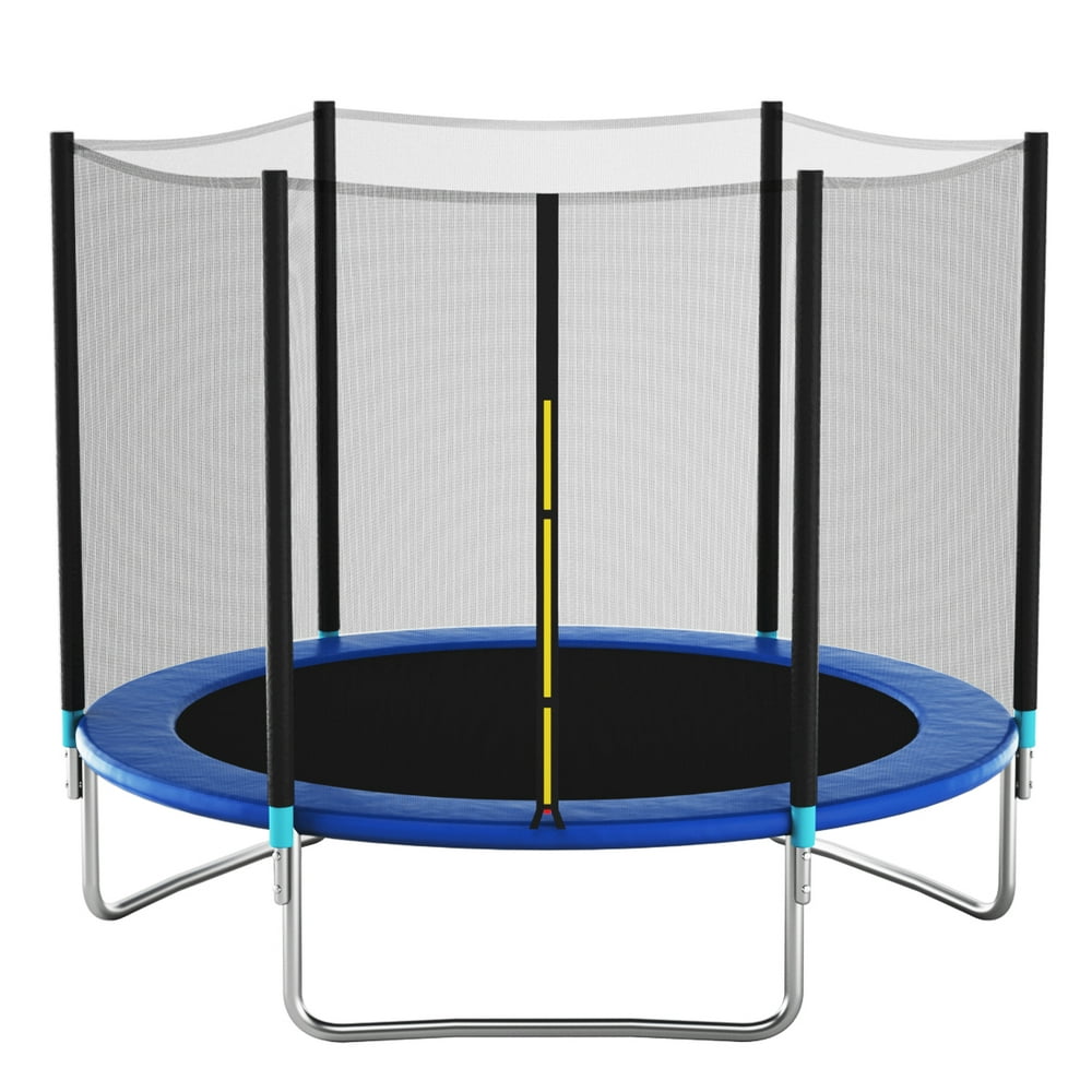 8 FT Recreational Trampoline Combo Bounce Jump Bed with Safety ...
