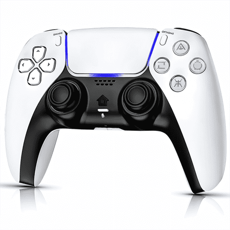 SPBPQY Wireless Game Controller Compatible with P5/Slim/Pro/PC, White