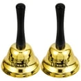 thumbnail image 1 of SHISUYAN 2Pcs Bachelor Party Bell for Bar Restaurant Hand Bell Call Bell Desktop Restaurant Bell, 1 of 7