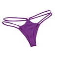 thumbnail image 2 of HOMBOM Women's Comfort Thong Low Rise Lace Seamless Breathable Everyday Underwear, 2 of 5