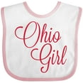 thumbnail image 3 of Inktastic Ohio Girl Boys or Girls Baby Bib, 3 of 4